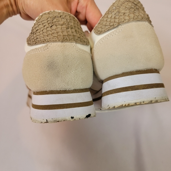 Woden Scandanavian Nora III Leather Plateau Sneakers - Picture 8 of 13